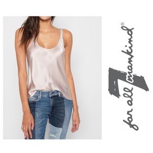 7 for all mankind silk camisole